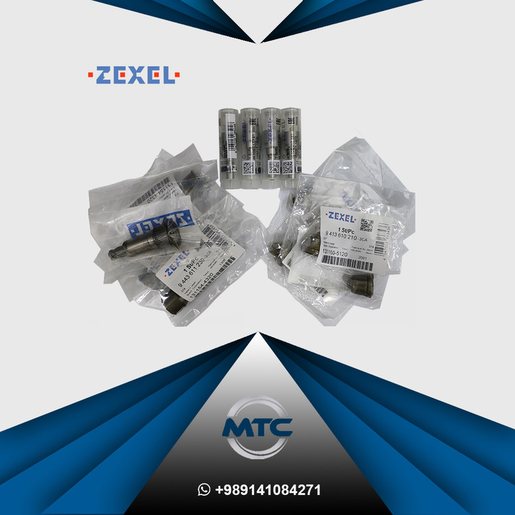 سوزن پمپ A294 و سوپاپ 37A و سوزن انژکتور PN141 هیوندا کروز قدیم ZEXEL