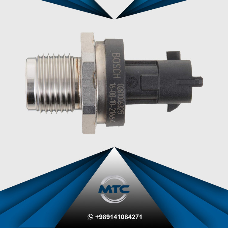 سنسور فشار 325 ریل سوخت کامان ریل بوش اصلی BOSCH