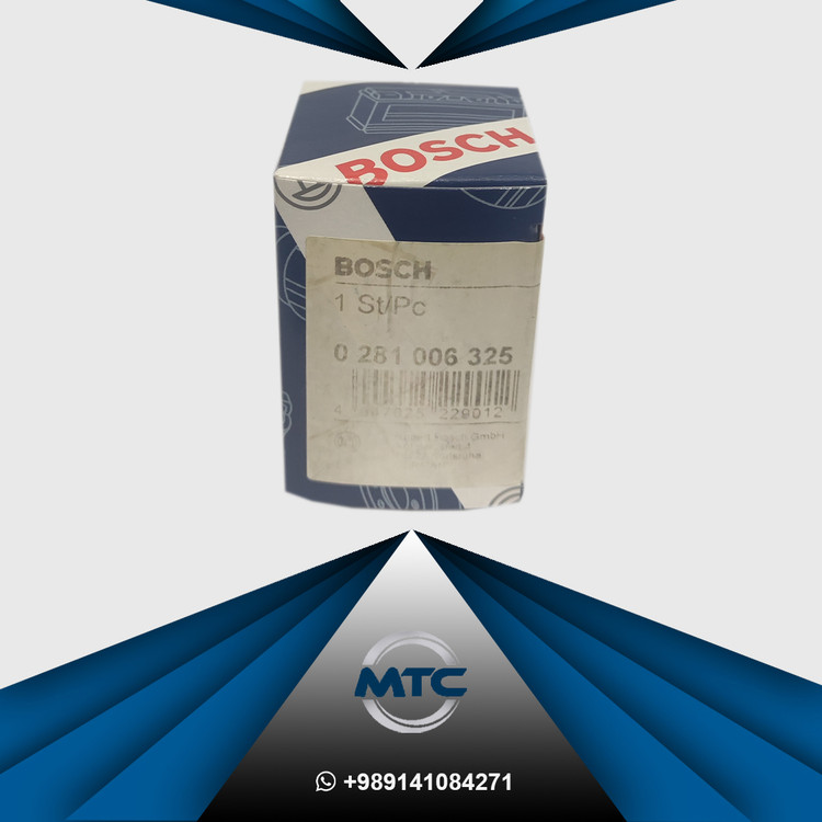 سنسور فشار 325 ریل سوخت کامان ریل بوش اصلی BOSCH